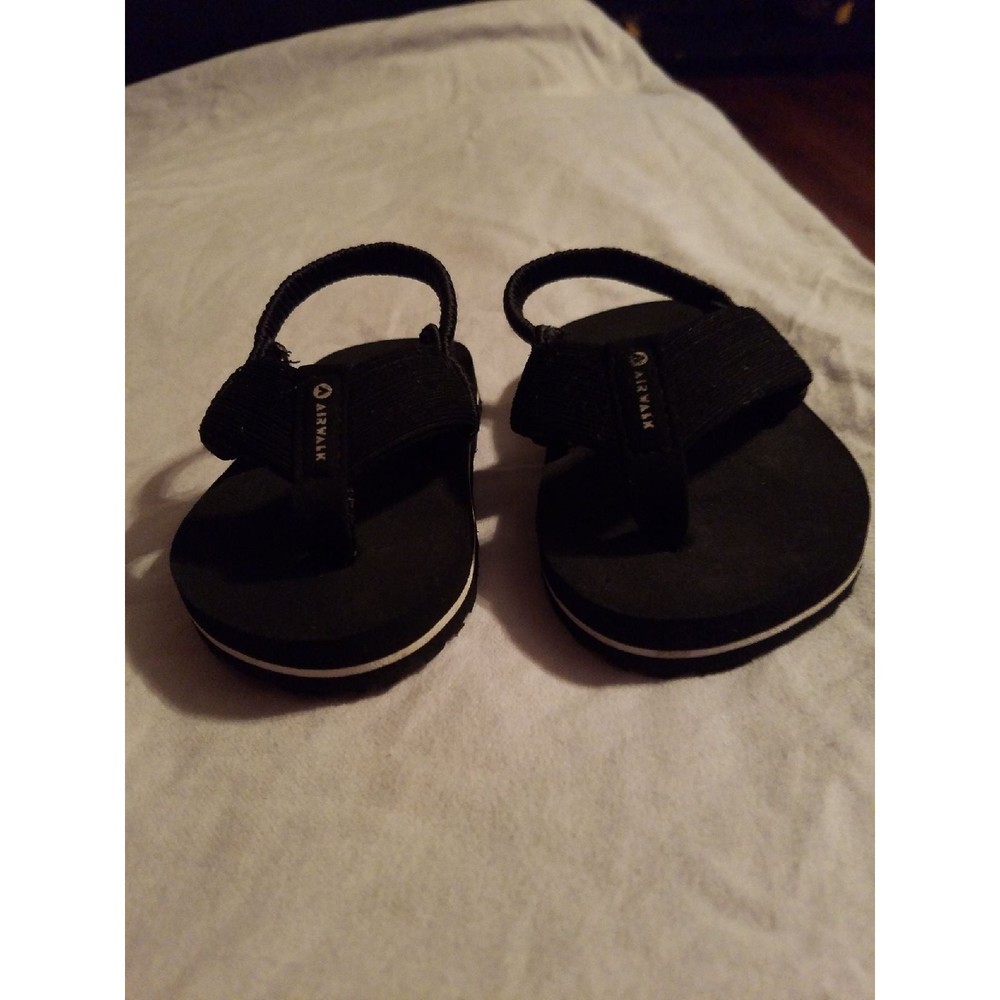 Air Walk Children's Sandals-Black- Size 5c